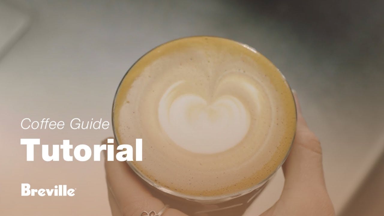 Breville coffee guide tutorial - How to create latte art: the dot