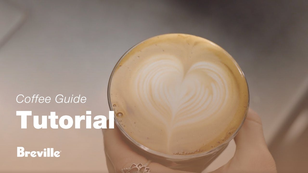 Breville coffee guide tutorial - How to create latte art: the heart