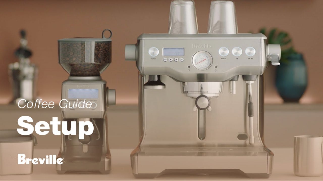 Breville coffee guide tutorial - Setting up your machine